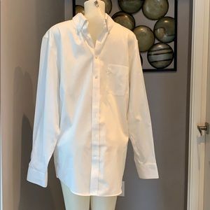 Stanford executive men’s button down white
